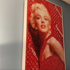 Massive Supreme Louis Vuitton 3D Shiny Artwork